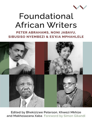 cover image of Foundational African Writers